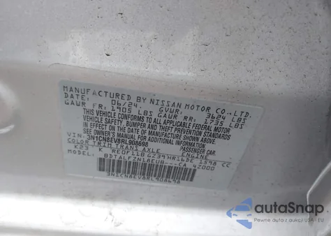 2024 Nissan Versa 1.6 Sv from USA, damaged, VIN 3N1CN8EV8RL908698